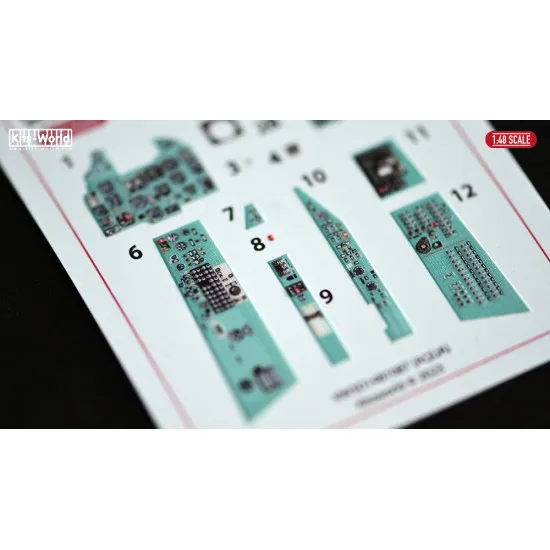 Kits World Kw3d1481087 1/48 3d Decal Mig 21 Eduard 8236 Accessories For Aircraft