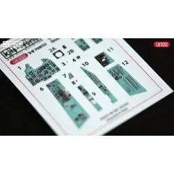 Kits World Kw3d1481087 1/48 3d Decal Mig 21 Eduard 8236 Accessories For Aircraft