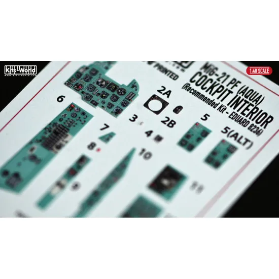 Kits World Kw3d1481087 1/48 3d Decal Mig 21 Eduard 8236 Accessories For Aircraft