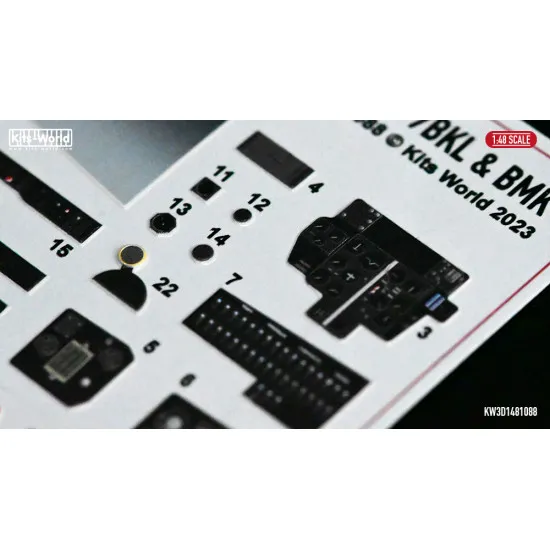 Kits World Kw3d1481088 1/48 3d Decal Su-7 Cockpit Oez Kopro Esci Eduard Revell