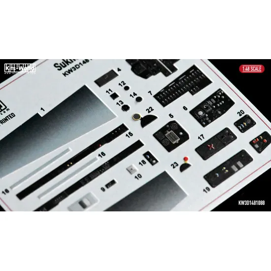 Kits World Kw3d1481088 1/48 3d Decal Su-7 Cockpit Oez Kopro Esci Eduard Revell