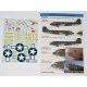 Foxbot 48-018a 1/48 Douglas C 47 Skytrain Dakota Pin Up Nose Art Part 2 Stencils Not Included