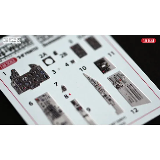 Kits World Kw3d1481089 1/48 3d Decal Mig 21-pf Grey Colour Instrument Panel