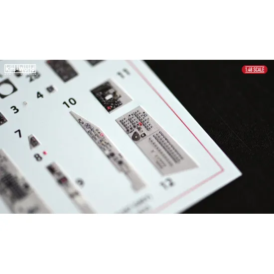 Kits World Kw3d1481089 1/48 3d Decal Mig 21-pf Grey Colour Instrument Panel