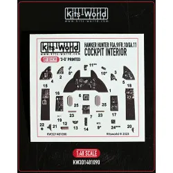 Kits World Kw3d1481090 1/48 3d Decal Mig 21 Eduard 8236 Accessories Kit