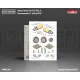 Kits World Kwm48-1049 1/48 Mask For Hawker Hunter Airfix Upgrade Accessories Kit
