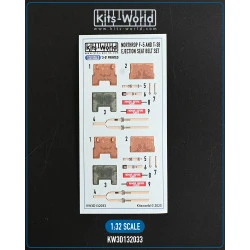 Kits World Kw3d132033 1/32 3d Decal Northrop F-5e/Tiger Ii And Talon 38 Ejection Seat Belt