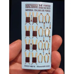 Kits World Kw3d148018 1/48 3d Decal Wwii Italian Af Fighters Fiat Macchi Reggiane