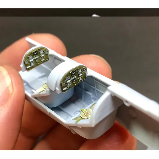 Kits World Kw3d1481020 1/48 3d Decal Instruments Panel De Havilland Chipmunk For Airfix