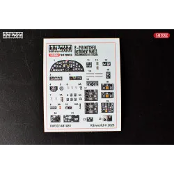 Kits World Kw3d1481081 1/48 3d Instruments Panel North American B-25g Mitchell