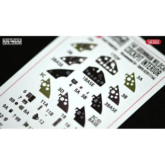 Kits World Kw3d1481085 1/48 3d Instruments Panel F4f Grumman Wildcat For Eduard