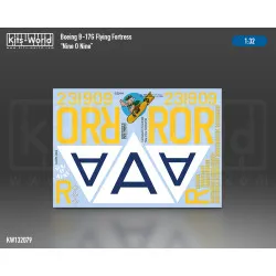 Kits World Kw132079 1/32 Decal For Boeing B-17g Flying Fortress