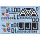 Kits World Kw148053 1/48 Decal For Boeing B-17g Flying Fortress