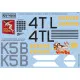 Kits World Kw148072 1/48 Decal For B-26 Maruaders Accessories Kit