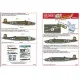 Kits World Kw148110 1/48 Decal For B-25h Mitchell 43-4432 6n Berlin Express