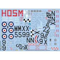 Kits World Kw148152 1/48 Decal For Blackburn Buccaneers S Mk 2 Mk2a Mk2b
