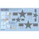 Kits World Kw148157 1/48 Decal For Pby-5a Catalina Black Cat Accessories Kit