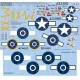 Kits World Kw148159 1/48 Decal For Pby-5a Catalina Black Cat Accessories Kit