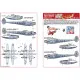 Kits World Kw148207 1/48 Decal For P 38l Lightnings Of The Pacific Late War Set 1