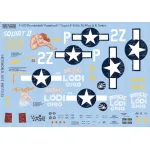 Kits World Kw172132 1/72 Decal For P-47d Thunderbolt Razorback Accessories Kit