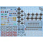 Kits World Kw172181 1/72 Decal For Squadron Fighter Markings Of The Luftwaffe