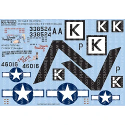 Kits World Kw172231 1/72 Decal For Boeing B-17g Flying Fortress Accessories Kit