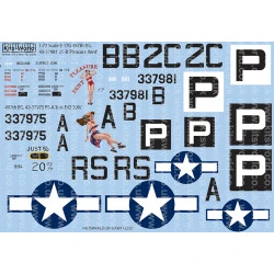 Kits World Kw172232 1/72 Decal For Boeing B-17g Flying Fortress Accessories Kit