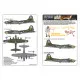 Kits World Kw172236 1/72 Decal For Boeing B-17f Flying Fortress Accessories Kit