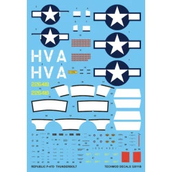 Techmod 32011 1/32 Decal For Republic P-47d Thunderbolt Accessories Kit