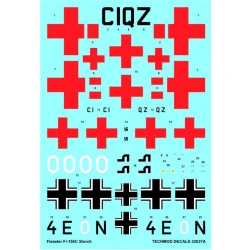 Techmod 32037 1/32 Decal For Fieseler Fi-156c Storch Accessories Kit
