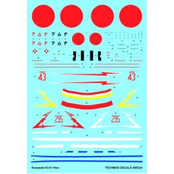 Techmod 32052 1/32 Decal For Ki-61 Hien Accessories For Aircraft