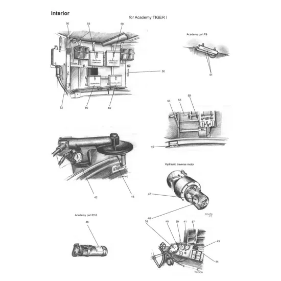 Techmod 35006 1/35 Decal For Pzkpfw Vi Tiger I Mid Accessories For Model Kit