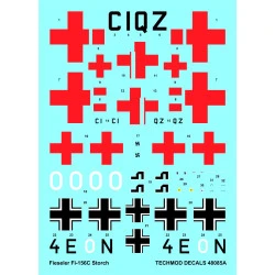 Techmod 48085 1/48 Decal For Fieseler Fi-156c Storch Accessories For Aircraft