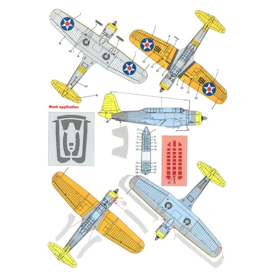 Techmod 72131 1/72 Decal For Vindicator Sb2-u Accessories For Aircraft