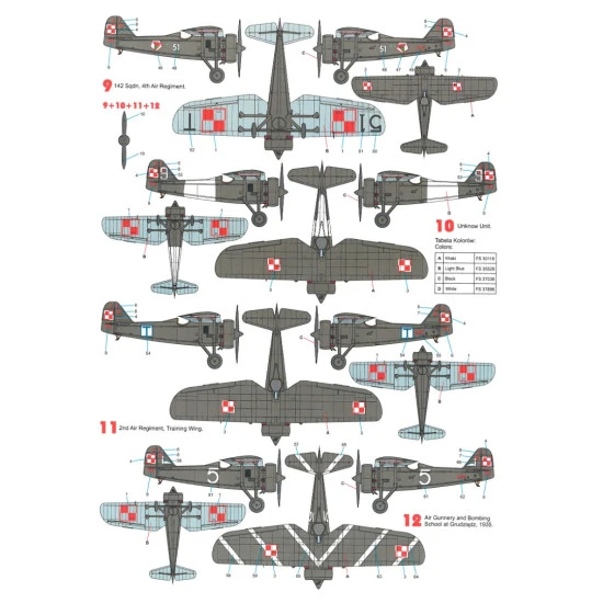 Techmod 72140 1/72 Decal For Pzl P-7 Accessories For Aircraft