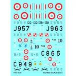 Techmod 72143 1/72 Decal For Potez 63-11 Accessories For Aircraft