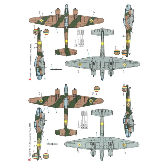 Techmod 72145 1/72 Decal For Potez 63-11 Accessories For Aircraft