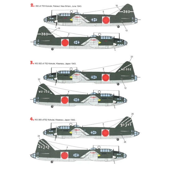 Techmod 72149 1/72 Decal For G4m1 Betty Accessories For Aircraft