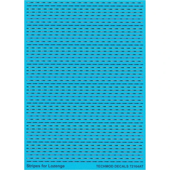 Techmod 72164 1/72 Decal Stripes For Lozenge Accessories For Aircraft