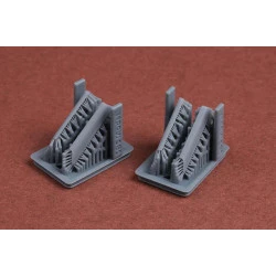 Sbs 72080 1/72 Messerschmitt Me-410 Exhausts For Airfix Kit Resin Accessories
