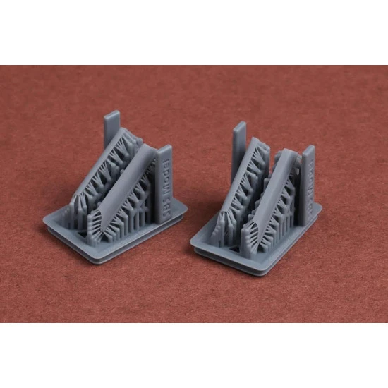 Sbs 72080 1/72 Messerschmitt Me-410 Exhausts For Airfix Kit Resin Accessories