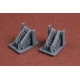 Sbs 72080 1/72 Messerschmitt Me-410 Exhausts For Airfix Kit Resin Accessories