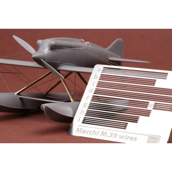 Sbs 48085 1/48 Macchi M 39 Rigging Wire Set For Sbs Model Kit