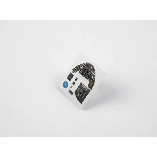 Red Fox Qs-24007 1/24 3d Instrument Panel For Messerschmitt Bf 109g-2 For Trumpeter