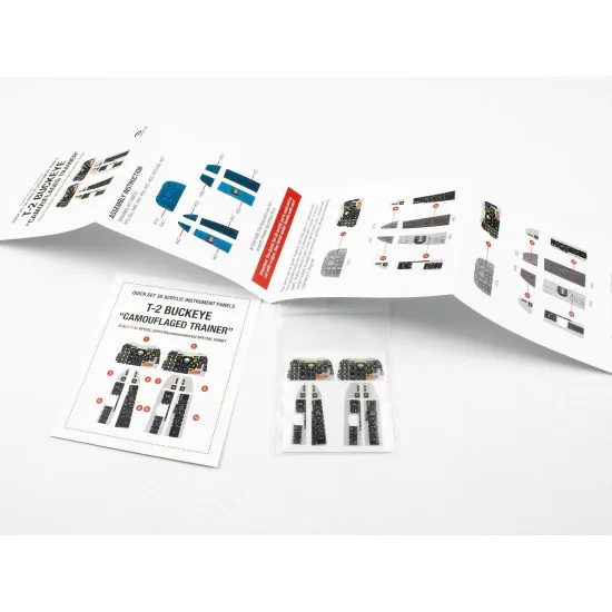 Red Fox Qs-32019 1/32 3d Instrument Panel For T-2 Buckeye For Special Hobby