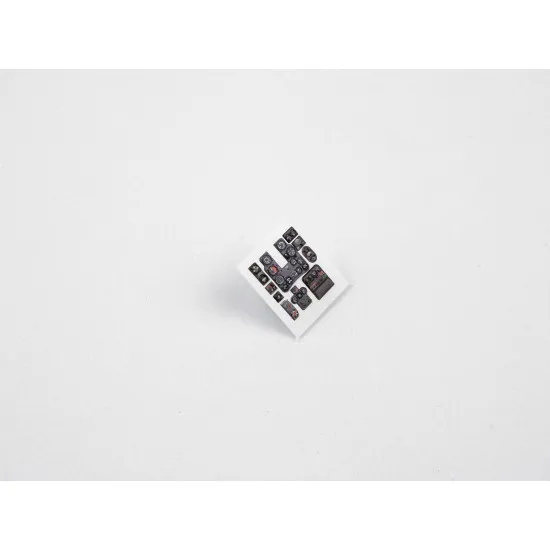 Red Fox Qs-32049 1/32 3d Instrument Panel For Nakajima Ki-44 Ii Tojo For Hasegawa