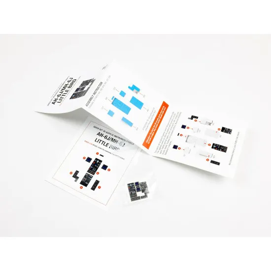 Red Fox Qs-35002 1/35 3d Instrument Panel For Ah-6j / Mh-6j Little Bird For Kitty Hawk