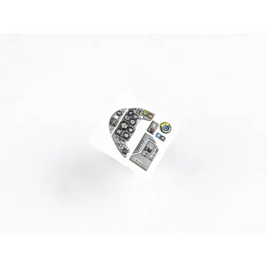 Red Fox Qs-35011 1/35 3d Instrument Panel For Messerschmitt Bf 109g-6 For Border