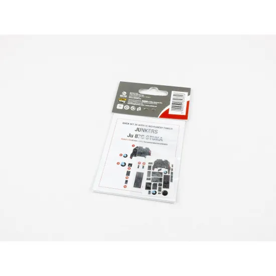 Red Fox Qs-35012 1/35 3d Instrument Panel For Junkers Ju 87g For Border