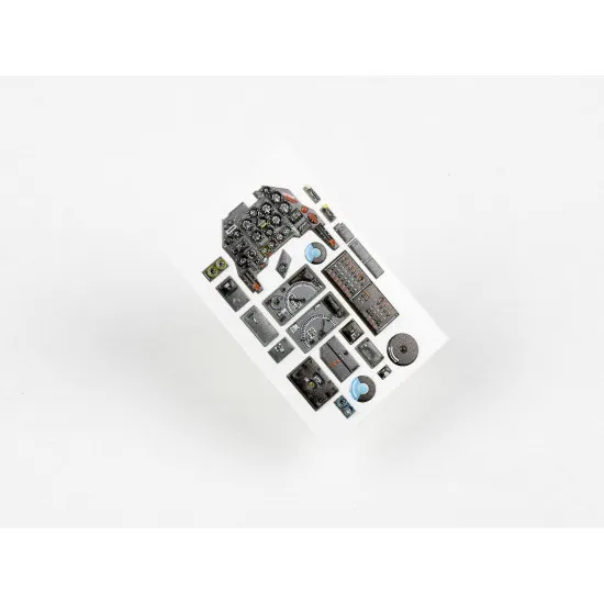 Red Fox Qs-35012 1/35 3d Instrument Panel For Junkers Ju 87g For Border